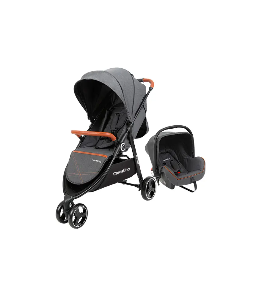 COCHE CICI NEGRO MELANGE CARESTINO