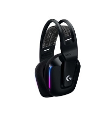 AUDIFONO + MICROFONO LOGITECH INALAMBRICO GAMER G733 LIGHTSPEED RGB USB NEGRO