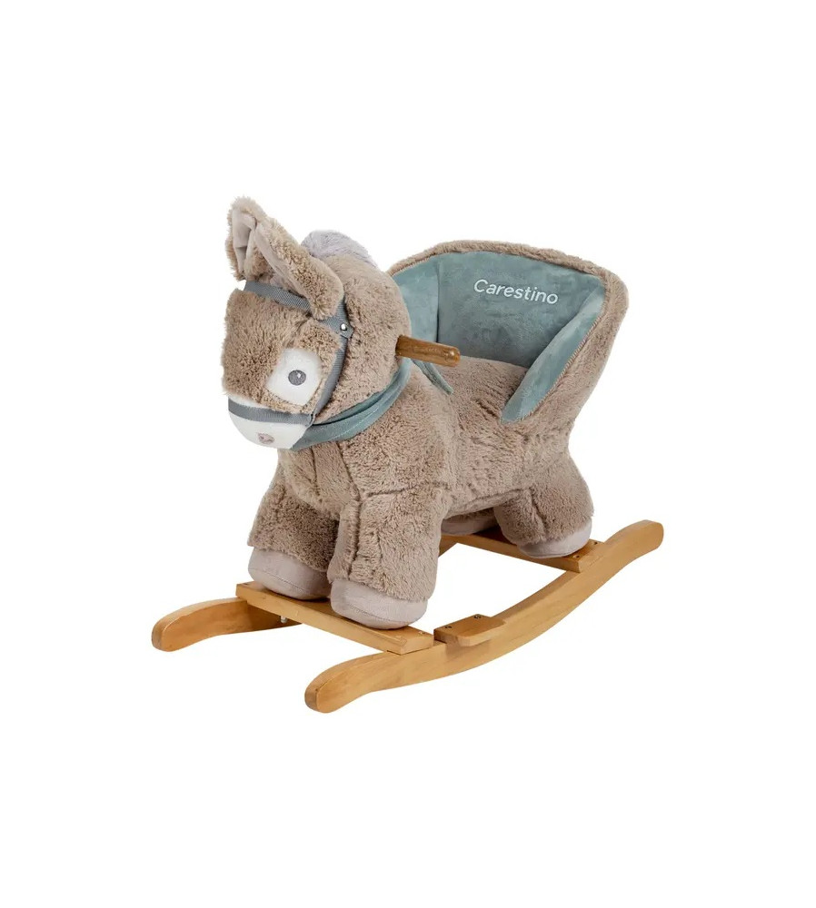 MECEDOR DE PELUCHE CABALLO BLANCO CARESTINO MECEDOR DE PELUCHE CABALLO BLANCO CARESTINO