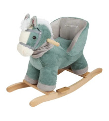 MECEDOR DE PELUCHE BURRITO GRIS OSCURO CARESTINO