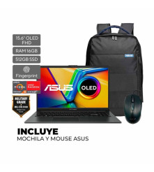 NOTEBOOK ASUS VIVOBOOK 16X AMD R7-7730U 2.0GHZ-16GB-512SSD-INDIE BLACK-16