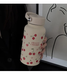 BOTELLA METALICA CON ASA CHERRY