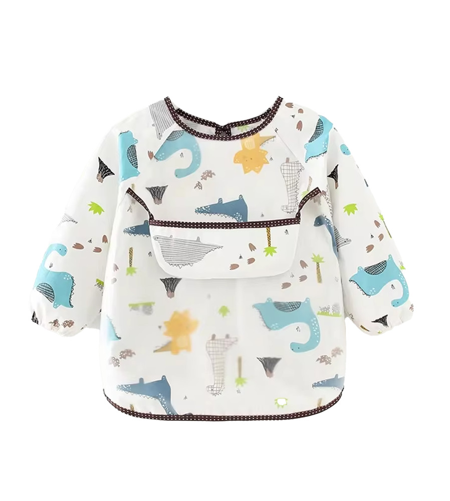 Babero Mangas Cortas de Tela Unicornio 2 a 4 Años Úpale Babero Mangas Cortas de Tela Unicornio 2 a 4 Años Úpale