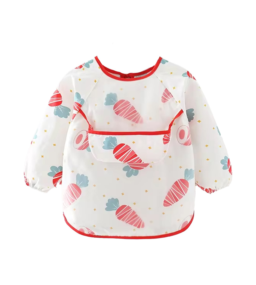 Babero Mangas Largas de Tela Unicornio 2 a 4 Años Úpale