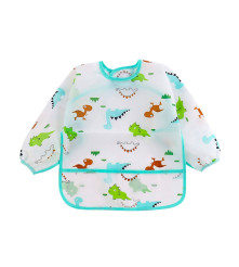 Babero Mangas Largas de Tela Zanahoria 2 a 4 Años Úpale