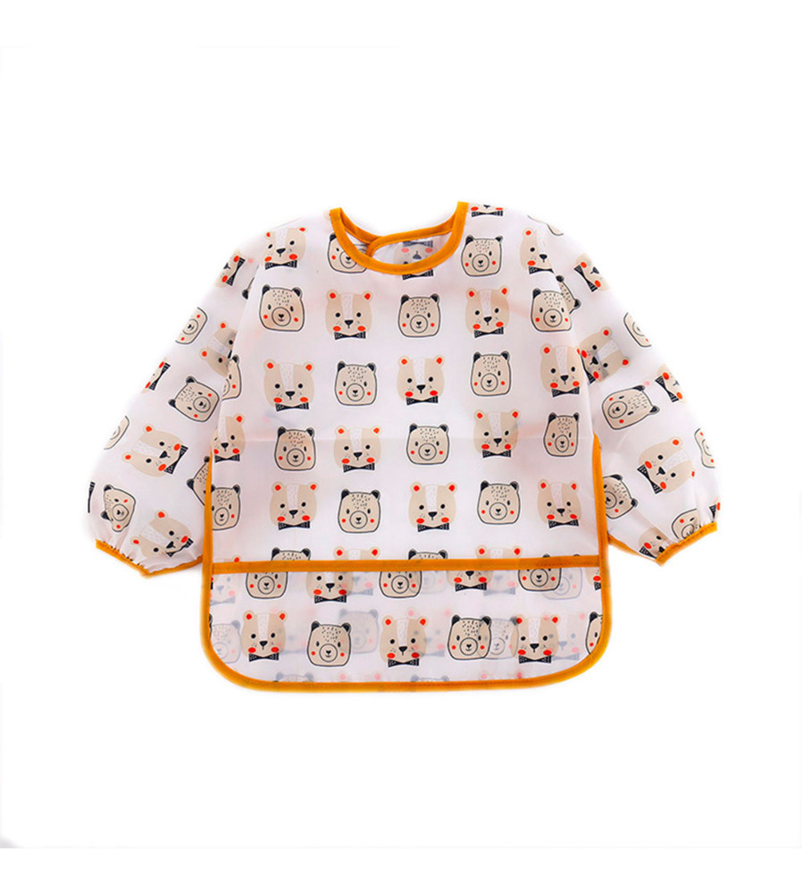 Babero Mangas Largas Impermeable Flamingo 2 a 4 Años Úpale Babero Mangas Largas Impermeable Flamingo 2 a 4 Años Úpale