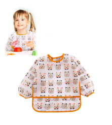 Babero Mangas Largas Impermeable Flamingo 2 a 4 Años Úpale