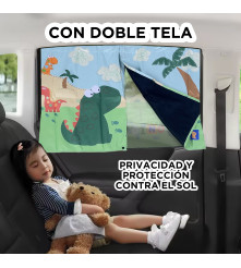 Cortina De Carro para ventanas Bus Rosa Úpale