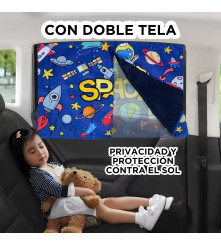 Cortina De Carro para ventanas Dinosaurio Úpale