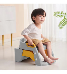 Escalera De Baño Y Bacenilla Para Bebé Azul/Amarillo Úpale