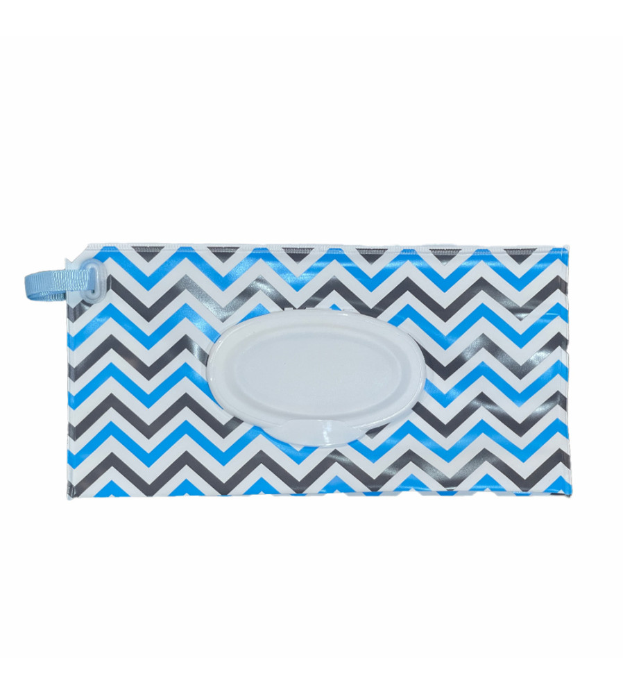 Estuche Porta Pañito Úpale Azul Estrellas Amarillas Estuche Porta Pañito Úpale Azul Estrellas Amarillas