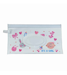 Estuche Porta Pañito Úpale Azul Y Negro