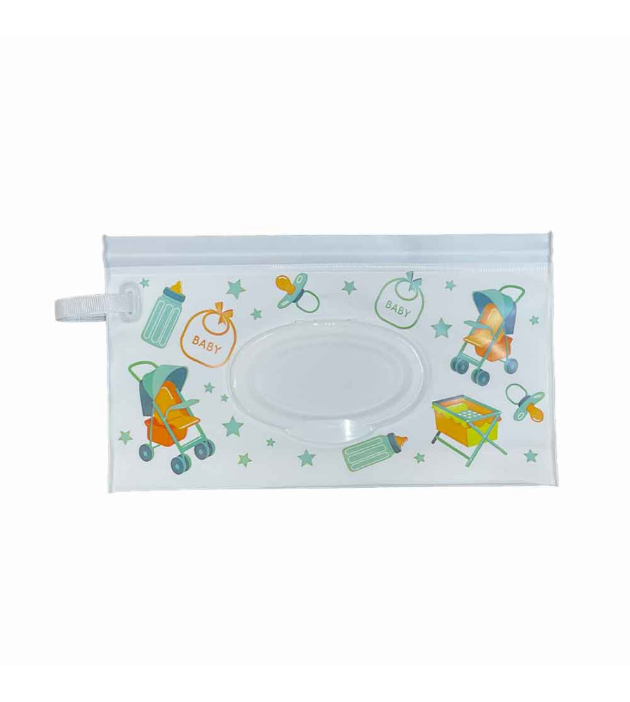 ESTUCHE PORTA PAÑITO BLANCO ÚPALE ESTUCHE PORTA PAÑITO BLANCO ÚPALE