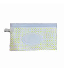 Estuche Porta Pañito Úpale Blanco Peces