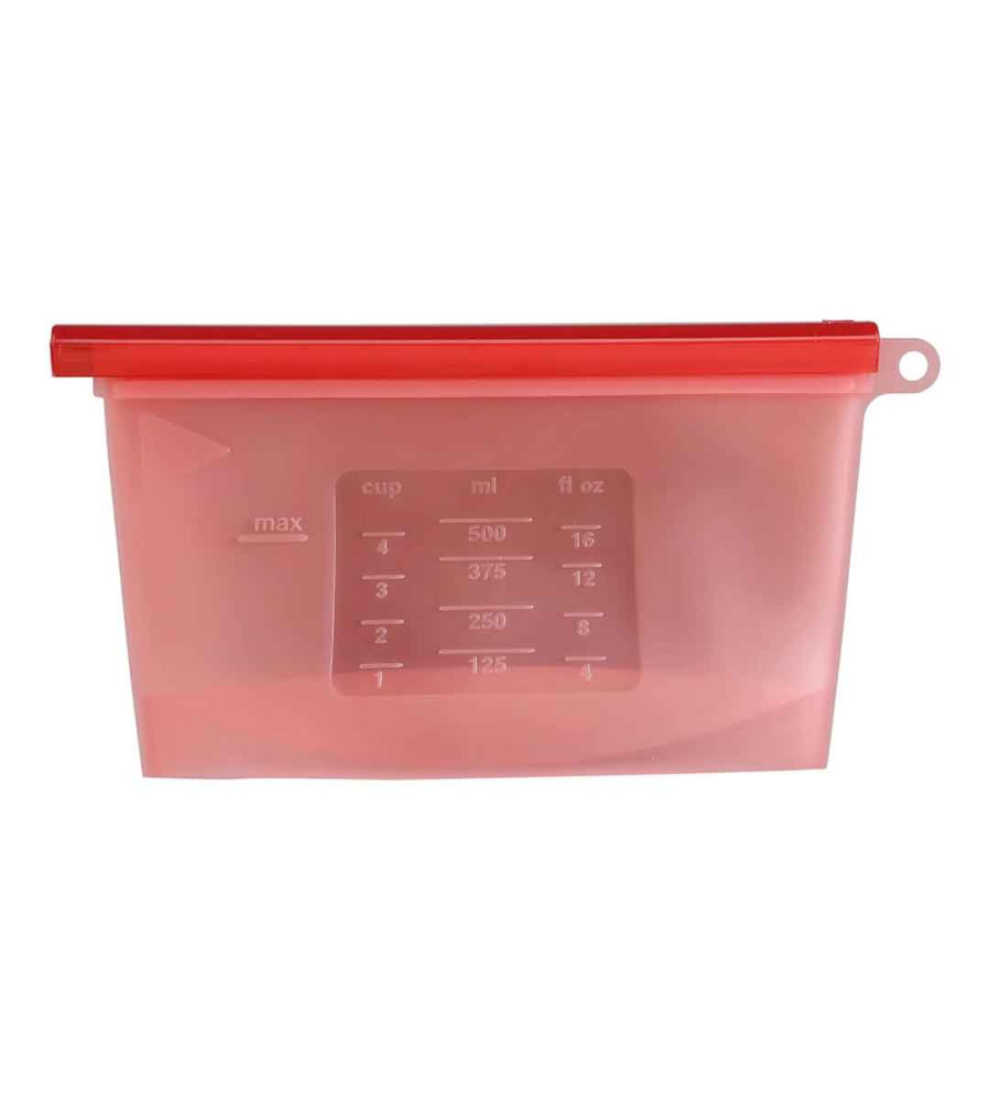 Funda De Silicona Para Alimentos 500 Ml Celeste Úpale