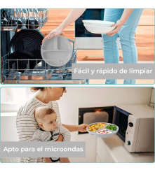 Kit De Alimentación para bebé 5 Piezas Amarillo Úpale