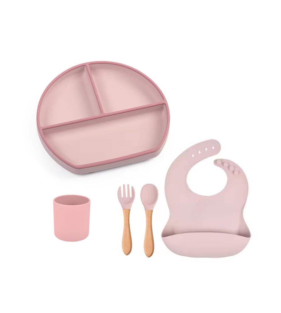 Kit De Alimentación para bebé 5 Piezas Celeste Úpale