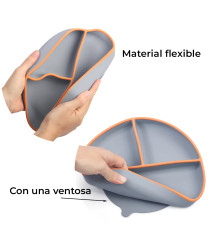 Kit De Alimentación para bebé 5 Piezas Celeste Úpale