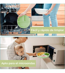 Kit De Alimentación para bebé 6 Piezas Rosa Pastel Úpale