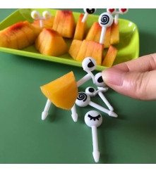 Pincho Palillo De Comida Corazón X8 Úpale