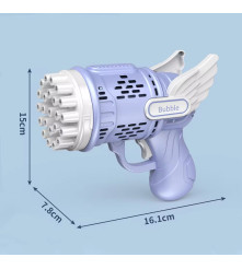Pistola De Burbujas Celeste Plus 69 Orificios Úpale