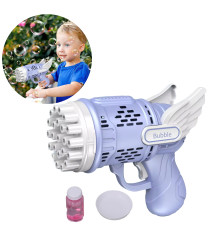 Pistola De Burbujas Celeste Plus 69 Orificios Úpale