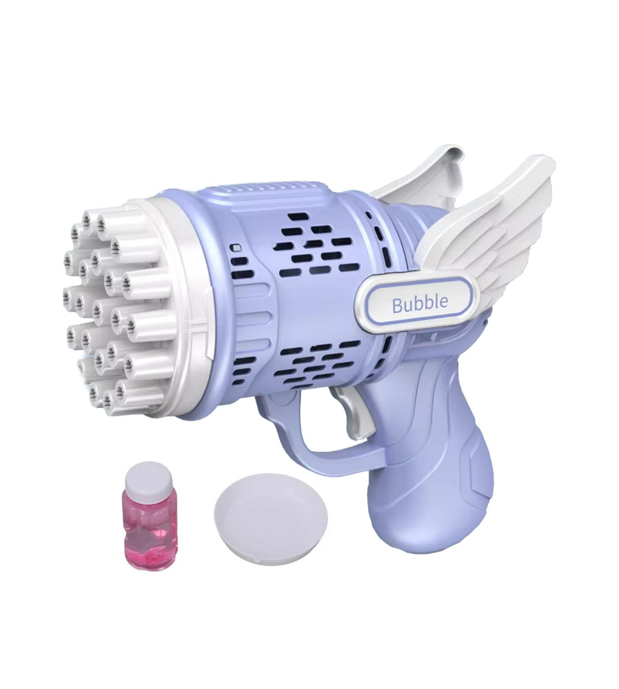 Pistola De Burbujas Celeste Plus 69 Orificios Úpale Pistola De Burbujas Celeste Plus 69 Orificios Úpale