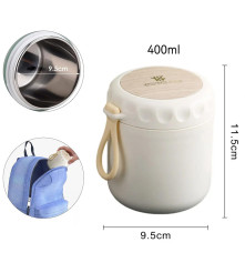 Taza Térmica Sally Verde Amarillo 480ml Úpale