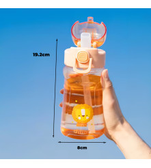 Tomatodo Plástico Para Niños Con Sorbete Dinosaurio 500ml