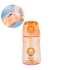 Tomatodo Plástico Para Niños Con Sorbete Dinosaurio 500ml