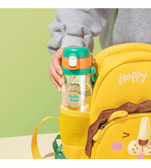 Tomatodo Plástico Para Niños Con Sorbete Oso Blanco 550ml Úpale