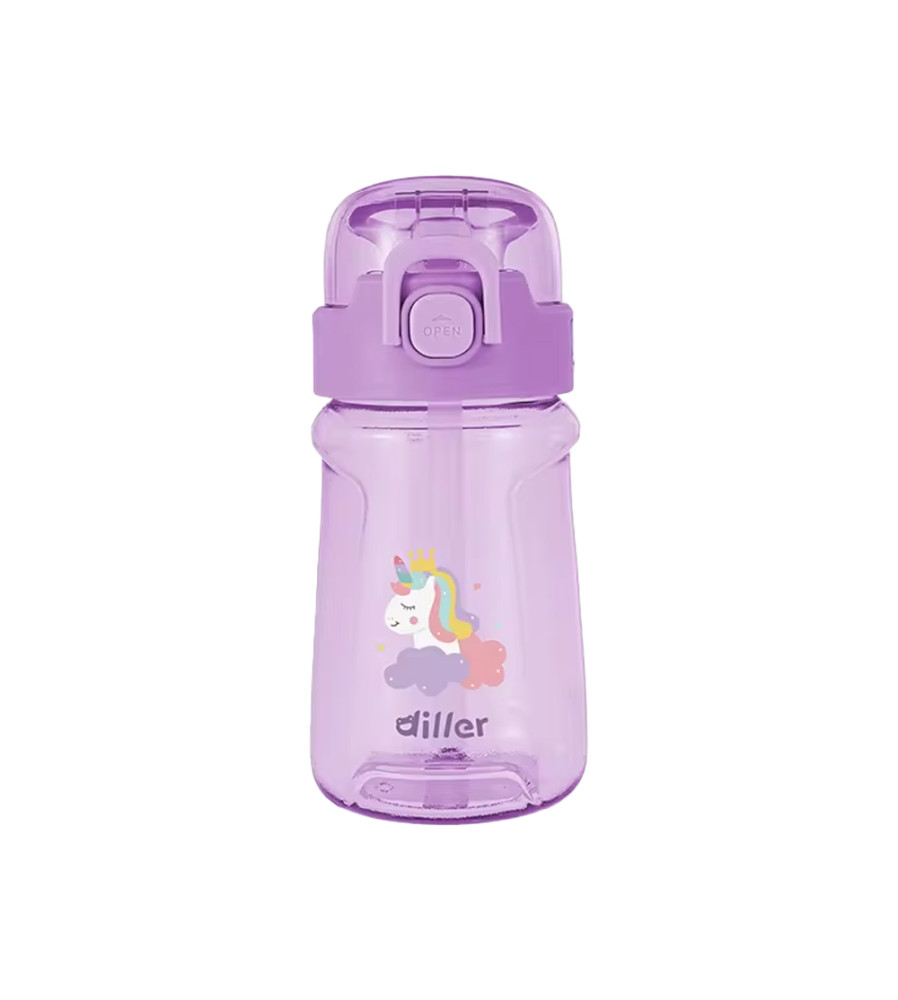 Tomatodo Plástico Para Niños Con Sorbete Rosa 650ml Úpale Tomatodo Plástico Para Niños Con Sorbete Rosa 650ml Úpale
