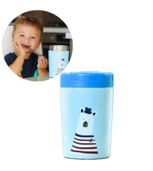 TAZA TERMICA 400ML CELESTE OSO UPALE