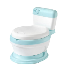 INODORO DE ENTRENAMIENTO CELESTE - BLANCO ZBQ0010 UPALE