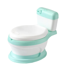 INODORO DE ENTRENAMIENTO VERDE - BLANCO ZBQ0010 UPALE