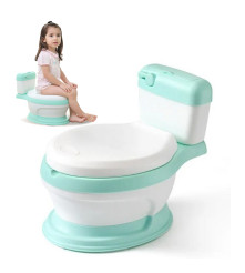 INODORO DE ENTRENAMIENTO VERDE - BLANCO ZBQ0010 UPALE