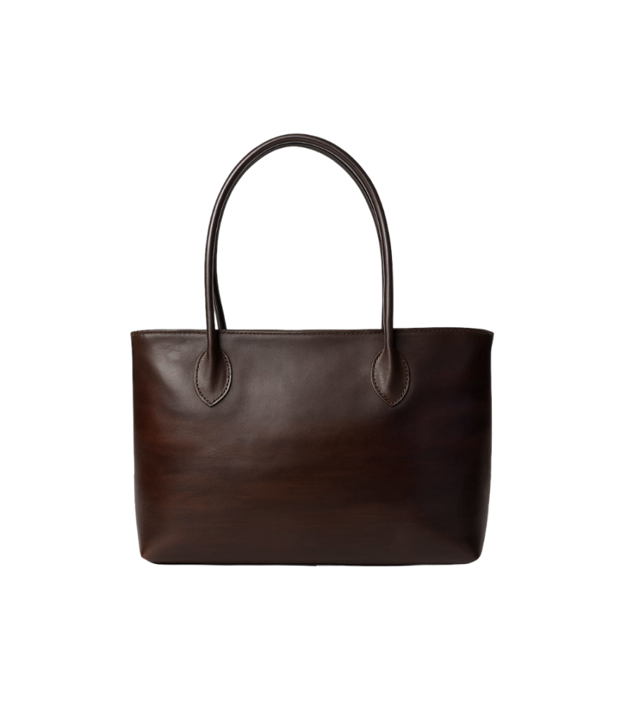 CARTERA SOFIA DE CUERO NEGRO