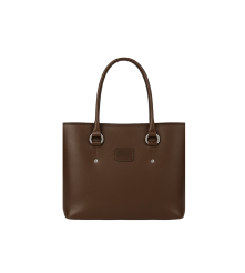 CARTERA SIMMONE DE CUERO CAFE