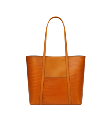 CARTERA ISADORA EN CUERO LISO CAFE