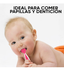 Juego De Cucharas para Dentición de bebés Turquesa BLW Úpale