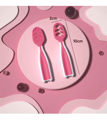 Juego De Cucharas para Dentición de bebés Turquesa BLW Úpale