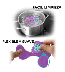 Lonchera Milé Mediana Rosa 6 Divisiones Úpale