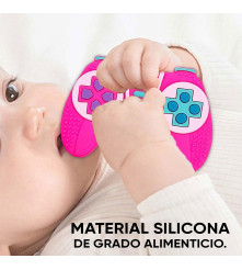 Masticador de silicón para bebés Palanca De Play Lila Úpale