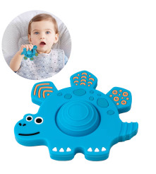 Masticador de silicón para bebés Palanca De Play Rosa Lila Úpale