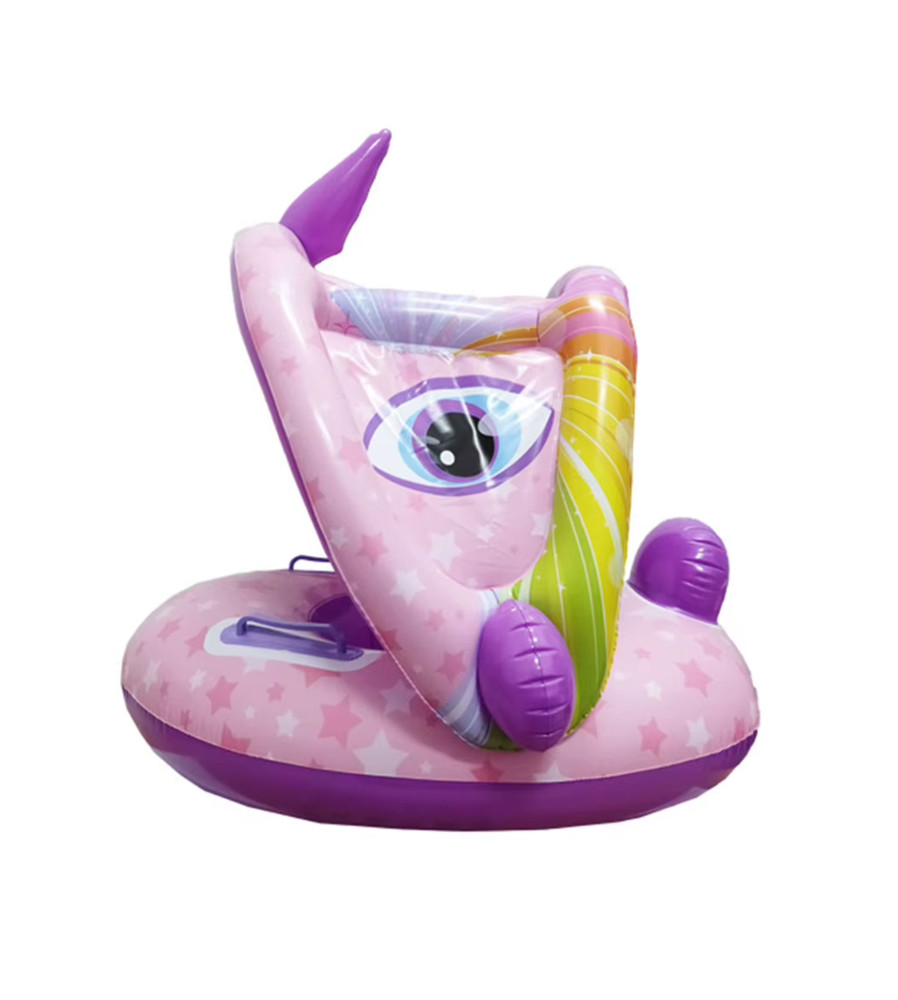 Flotador De Piscina con Techo Inflable para bebés Amarillo Flotador De Piscina con Techo Inflable para bebés Amarillo