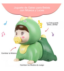 Juguete Bebé Gatea Rosado Úpale