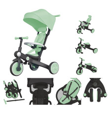Coche Triciclo 7 En 1 Plus Negro Úpale