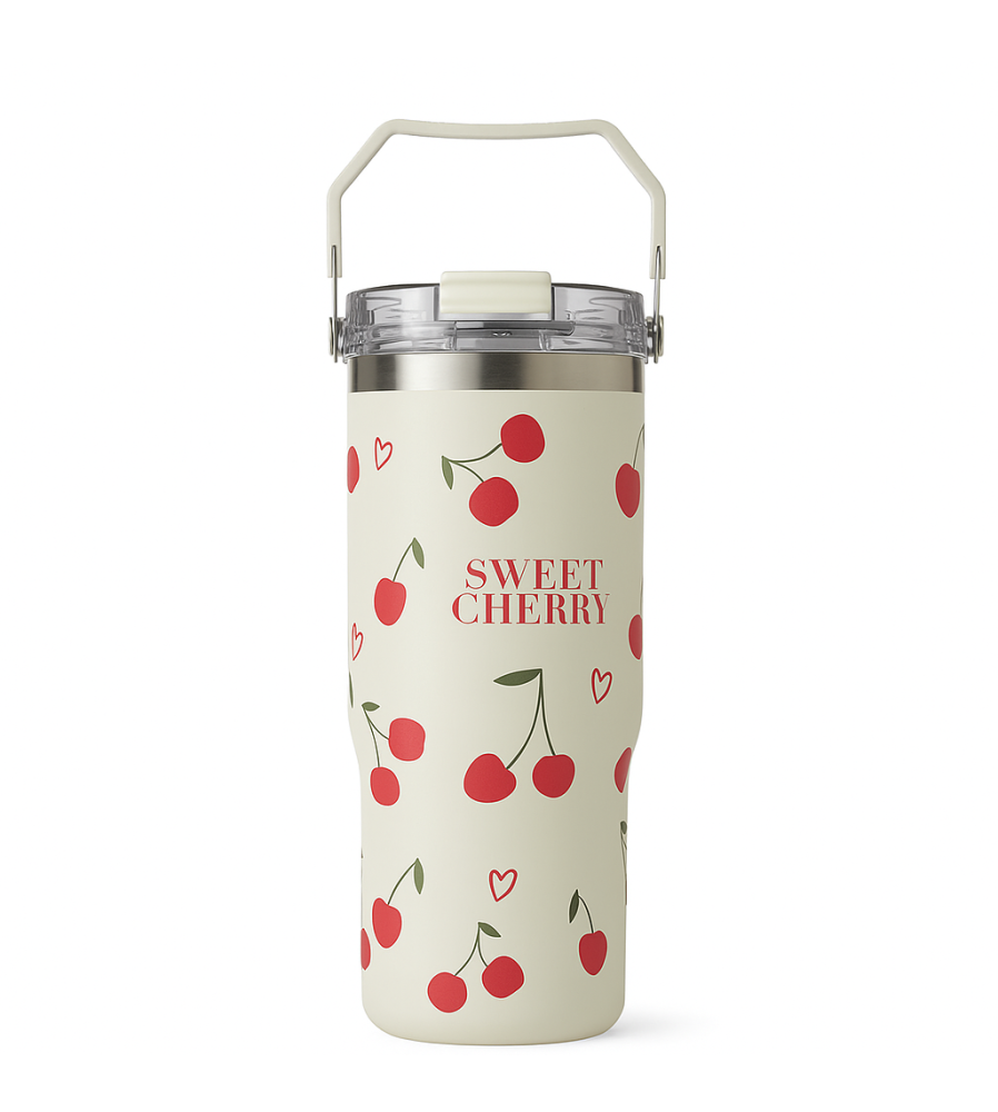 BOTELLA ACERO INOXIDABLE CHERRY 500ml