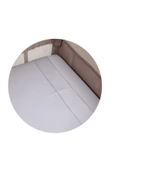 Sabanas 300 Hilos Colecho 50x85cm Gris CARESTINO