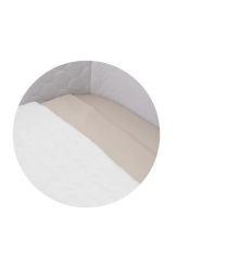 Sabana 300 Hilos Cuna Corral 70x104cm Rosa CARESTINO